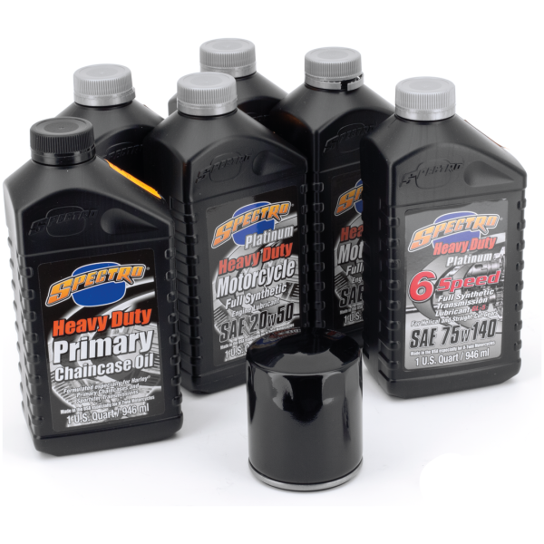 OIL CHANGE AND SERVICE KITS Twin Cam drive train Platinum+ kit black