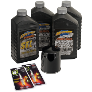 OIL CHANGE AND SERVICE KITS Evo XL Platinum Total service kit Black