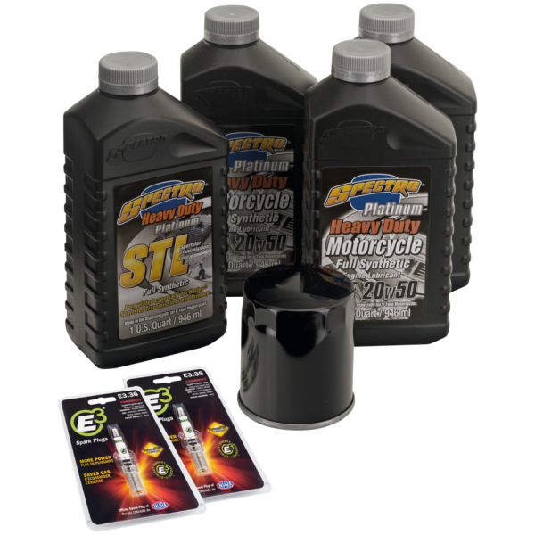 OIL CHANGE AND SERVICE KITS Evo XL Platinum Total service kit Black