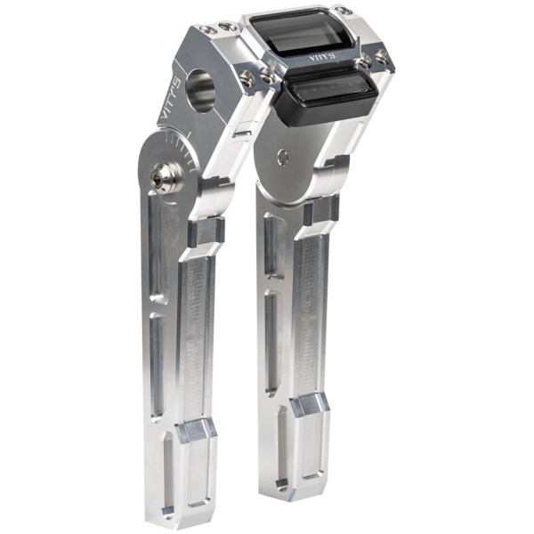 VITY'S ADJUSTABLE RISERS FOR MILWAUKEE EIGHT SOFTAIL Vity's 10" Speedo Risers FX18-up alu