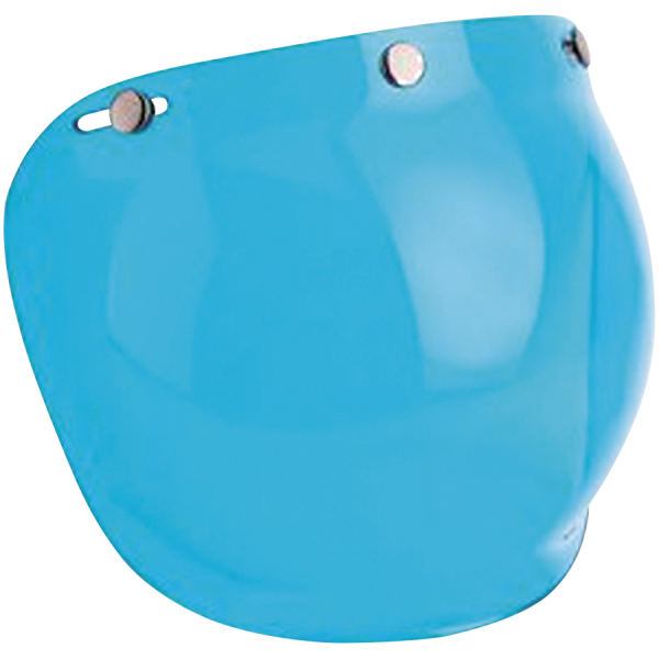 VISORS FOR OPEN FACE HELMETS Torx bubbleshield Blue