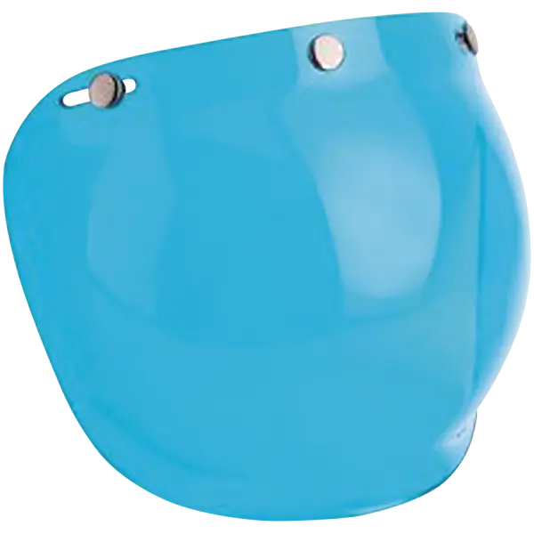 VISORS FOR OPEN FACE HELMETS Torx bubbleshield Blue