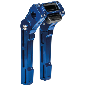 VITY'S ADJUSTABLE RISERS FOR MILWAUKEE EIGHT SOFTAIL Vity's 8" Speedo Risers FX18-up blue