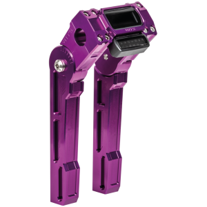 VITY'S ADJUSTABLE RISERS FOR MILWAUKEE EIGHT SOFTAIL Vity's 8" Speedo Risers FX18-up purple