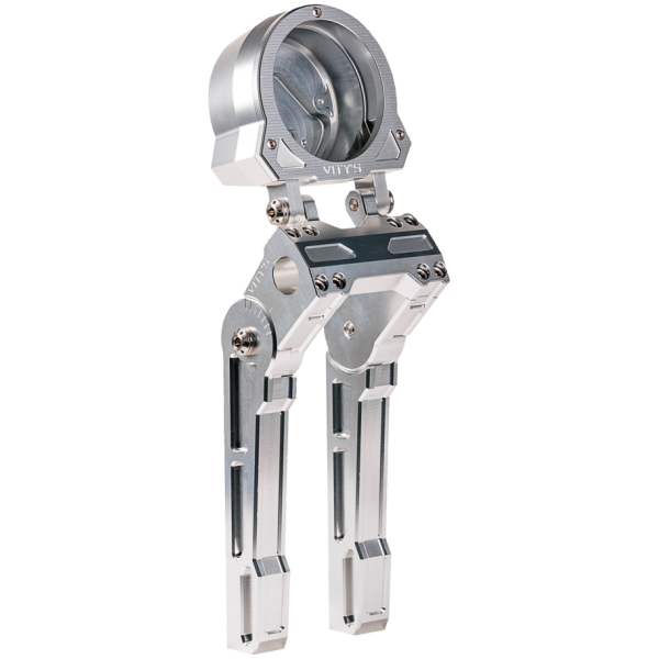 VITY'S ADJUSTABLE RISERS FOR 5" SPEEDO 10" Adj. Risers/Gauge Silver FXLRS22-Up