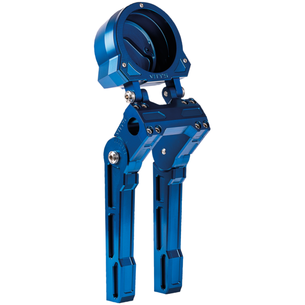 VITY'S ADJUSTABLE RISERS FOR 5" SPEEDO 10" Adj. Risers/Gauge Blue FXLRS22-Up