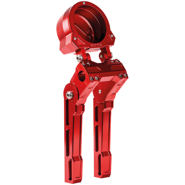 VITY'S ADJUSTABLE RISERS FOR 5" SPEEDO 10" Adj. Risers/Gauge Red FXLRS22-Up
