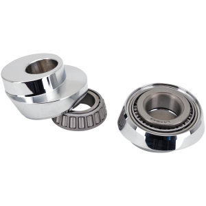 RAKED NECK CUP KITS Chrome 7dgr raked neck cups w/bearings