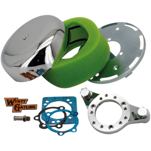 Chrome Wyatt-Gatling Air Cleaner - Sportster 91-22
