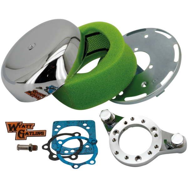 Chrome Wyatt-Gatling Air Cleaner - Sportster 91-22