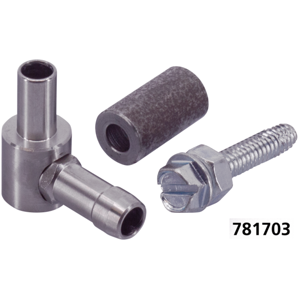 YOST FUEL LINE BARB FITTING FOR KEIHIN CV stainless fuel nipple for 5/16" hose cv