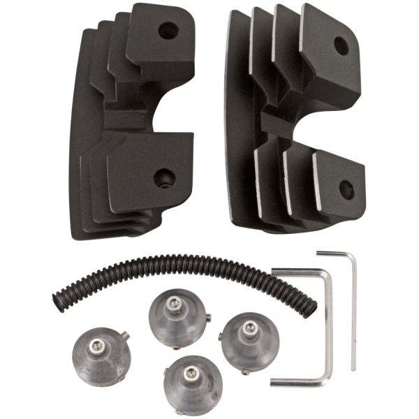 FINNED HEAD BOLT BRIDGES Headbolt bridge black TC99-17 EFI