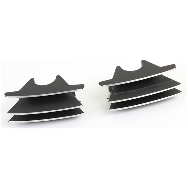 FINNED HEAD BOLT BRIDGES Blk finned sparkplug cover ME17-up