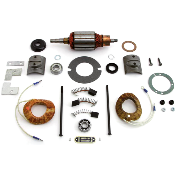 3-BRUSH "32E" & "52E" GENERATOR PARTS FOR MODELS 1932-1957 Complete 32E 6V rebuilt kit