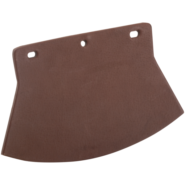Flap mudguard brown leather
