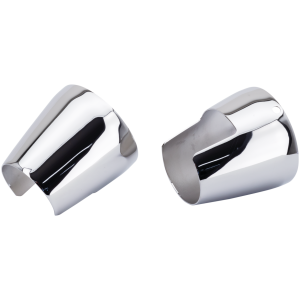 TRANSITION CONES Chrome f/4" Indian mffl
