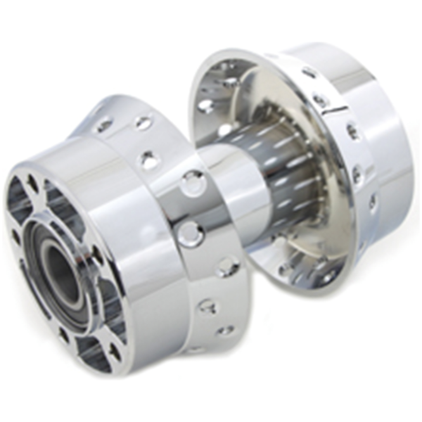 FRONT AND REAR WHEEL HUBS front hub FLH/T09-up no ABS