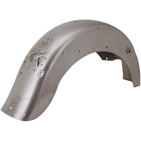 Replica raw steel rear fender FL79-84