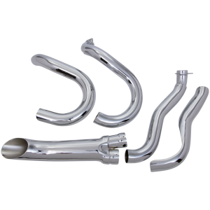 OPEN 2-1 EXHAUST FOR LATE SHOVELHEAD Chrome  2:1 -  BigTwin 70-84