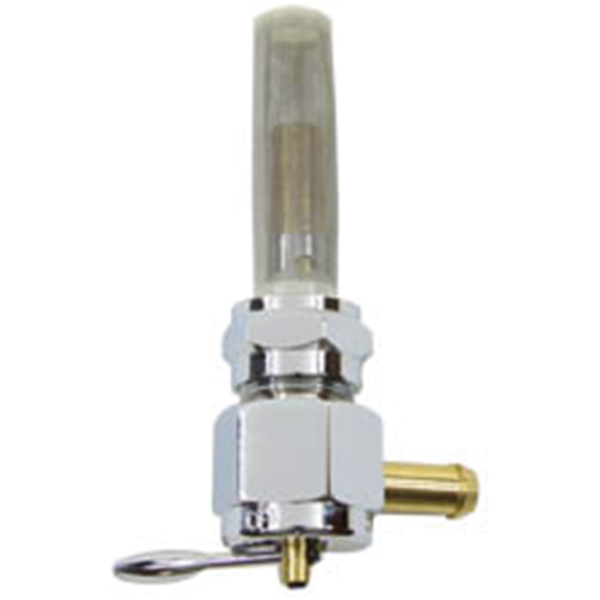 SIFTON FUEL VALVES Sifton Chr hex petcock forward facing