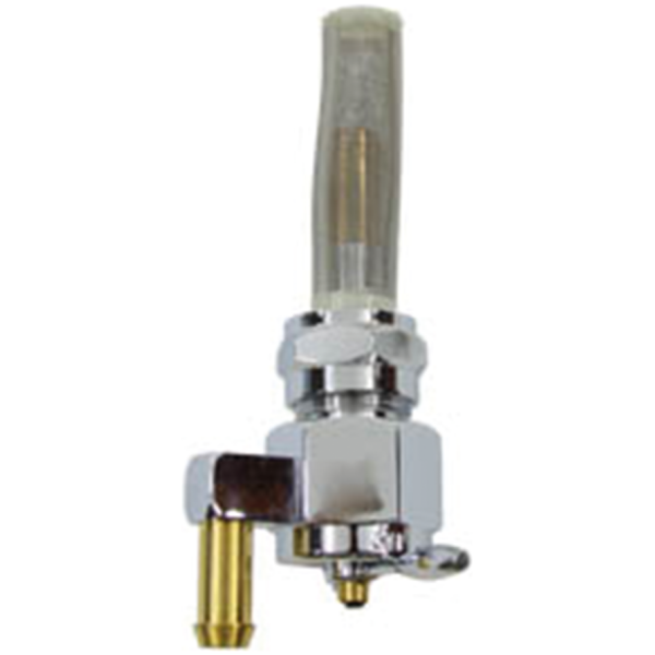 SIFTON FUEL VALVES Sifton Chr hex petcock down facing