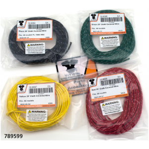 OLD SCHOOL ELECTRICAL WIRE, & LOOM Cloth covered wire kit 4x25ft