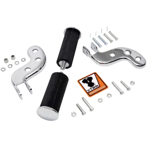 BUDDY SEAT FOOT PEG SETS Buddy seat footpeg set chrome FL41-64
