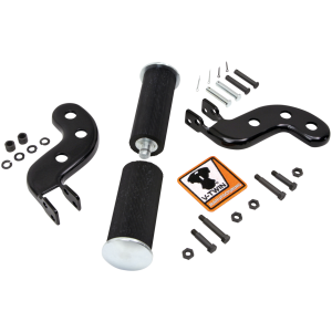 BUDDY SEAT FOOT PEG SETS Buddy seat footpeg set black FL41-64