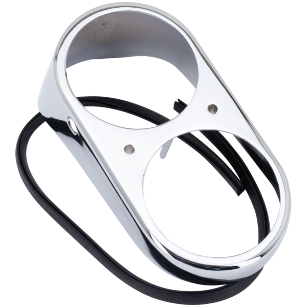 FUEL GAUGE DASH FOR FXR AND DYNA Chrome Dash Panel FXD95-03