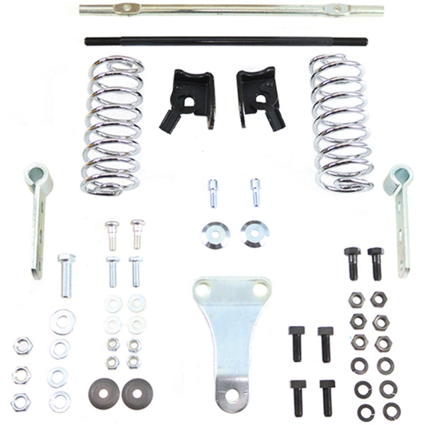 BUDDY SEAT MOUNT KITS FOR VINTAGE MODELS Auxiliary Seat Spring Kit Chrome FLH65-7