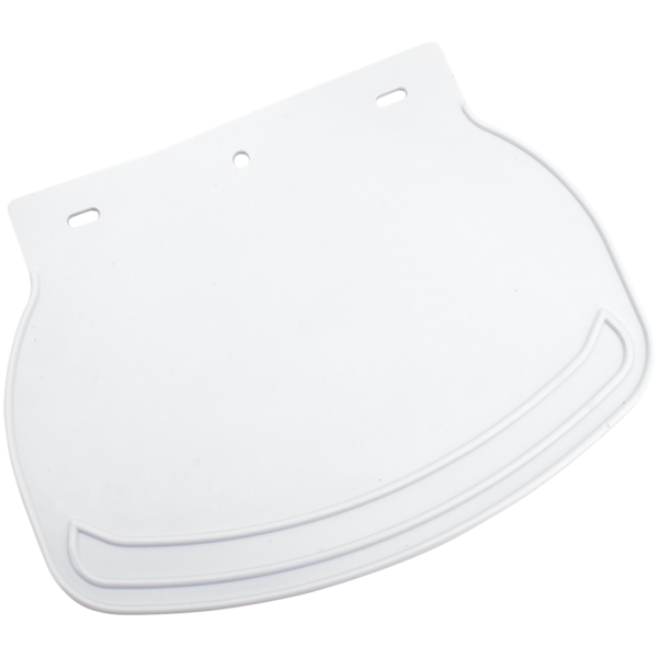 UNIVERSAL MUD FLAPS Rubber Mud Flap Plain White
