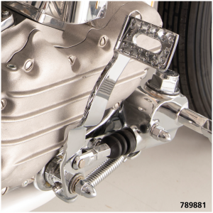 HYDRAULIC BRAKE PEDAL Chrome rear brake pedal BT58-69