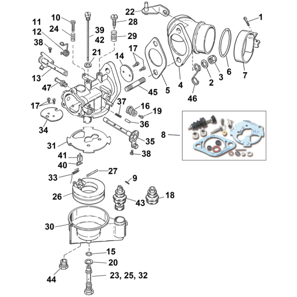 BENDIX CARBURETOR PARTS Bendix float bowl