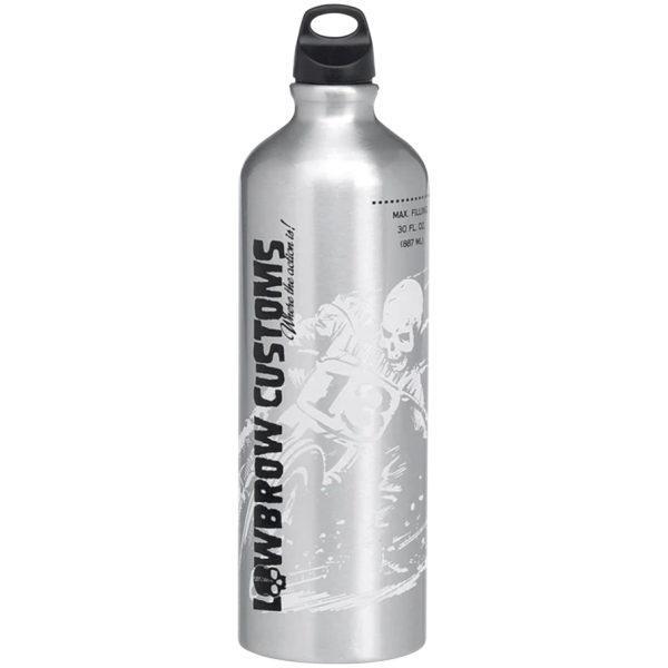 LOWBROW CUSTOMS FUEL RESERVE BOTTLES AND CARRIERS Lowbrow Fuel Reserve Bottle