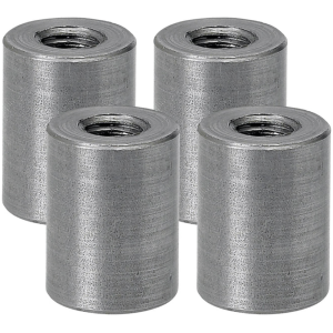 LOWBROW CUSTOMS THREADED WELD BUNGS 1" Bungs 3/8-16" Thread 4Pck