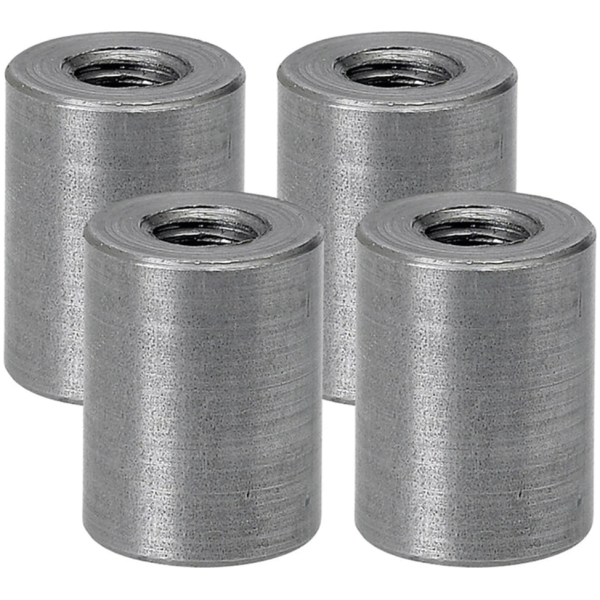 LOWBROW CUSTOMS THREADED WELD BUNGS 1" Bungs 3/8-16" Thread 4Pck