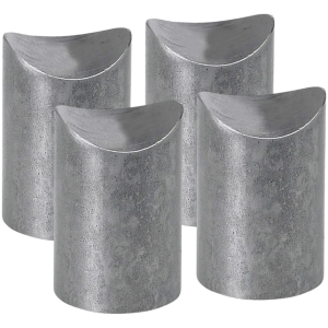 LOWBROW CUSTOMS THREADED WELD BUNGS 1" Coped Bungs 5/16-18" Thread 4Pck