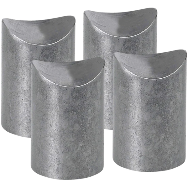 LOWBROW CUSTOMS THREADED WELD BUNGS 1" Coped Bungs 5/16-18" Thread 4Pck