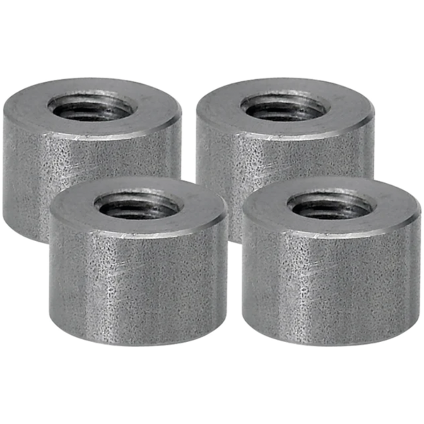 LOWBROW CUSTOMS THREADED WELD BUNGS 1/2" Bungs 3/8-16" Thread 4Pck
