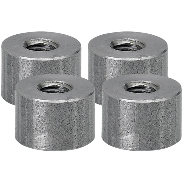LOWBROW CUSTOMS THREADED WELD BUNGS 1-1/2" Bungs 5/16-18" Thread 4Pck
