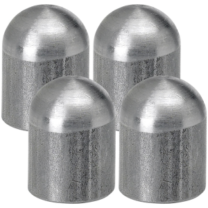LOWBROW CUSTOMS THREADED WELD BUNGS Domed Bungs 5/16-18 Thread 4Pck