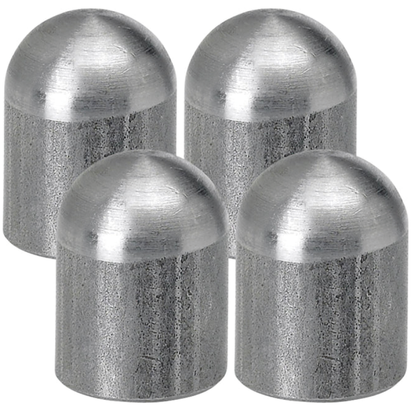 LOWBROW CUSTOMS THREADED WELD BUNGS Domed Bungs 5/16-18 Thread 4Pck