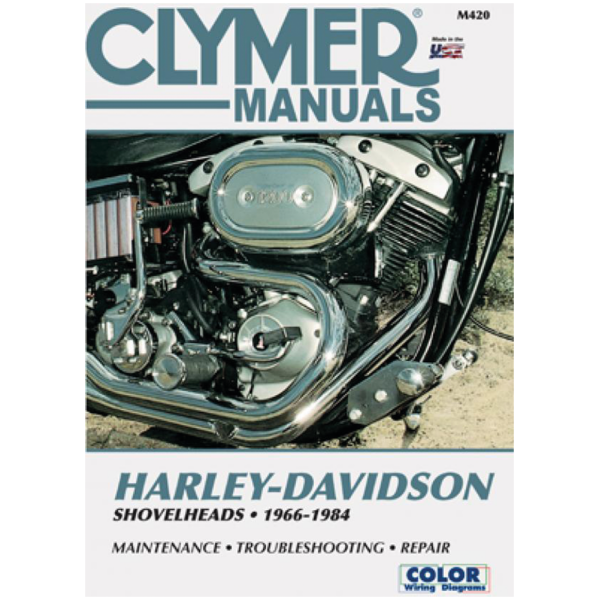 CLYMER REPAIR MANUALS Clymer service manual BT66-84 Shovelhead
