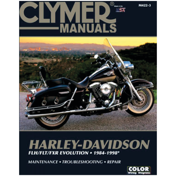 CLYMER REPAIR MANUALS Clymer serv. manual FLH/T84-98 FXR84-94