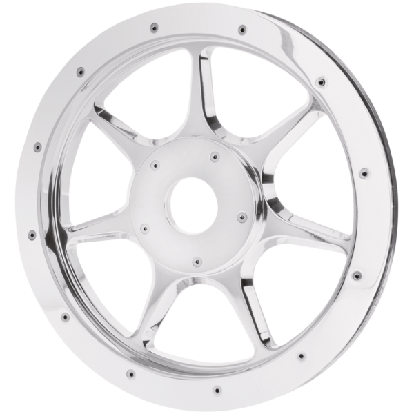 RICK'S HIGH-END BILLET ALUMINUM FINAL DRIVE PULLEYS Pulley design SEVEN SINS 61Tx1.125"