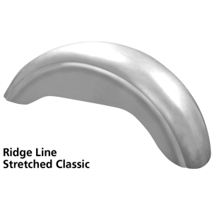 ZODIAC'S CUSTOM REAR FENDERS BY CRUISESPEED 11.00" St ridge stretch classic R. fend