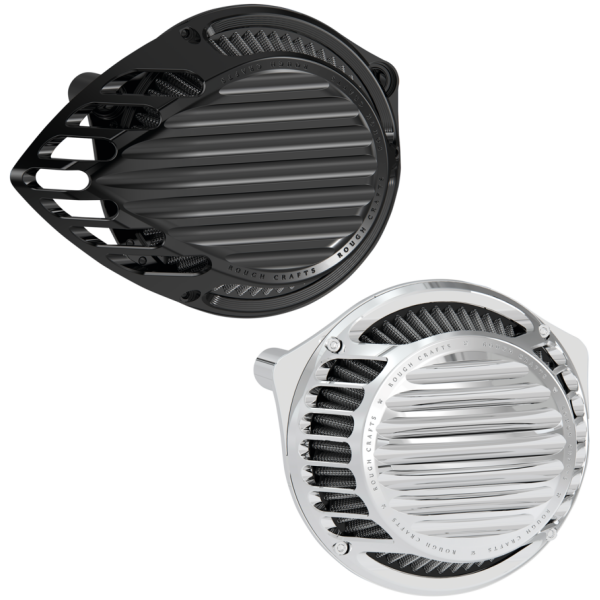 ARLEN NESS ROUGH CRAFTS PERFORMANCE AIR CLEANERS ROUGH CRAFTS ROUND A/C BLK ME17-UP