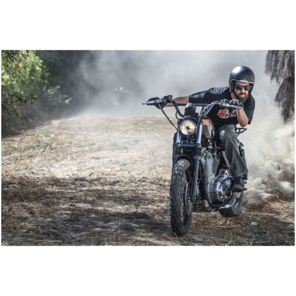 HANDLEBAR 1" SCRAMBLER BLACK - Bild 3