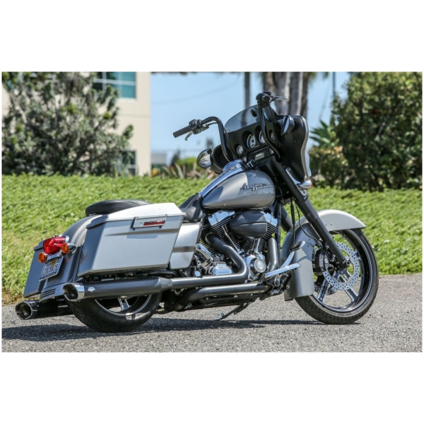 HANDLEBAR 1-1/4" BAGGER 13" APE HANGER BLACK - Bild 3