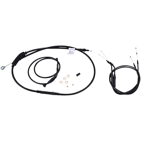 CABLE KIT 10" BLACK VINYL STAINLESS T-BAR W/O ABS